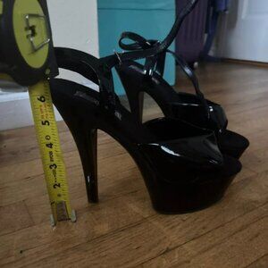 black heels